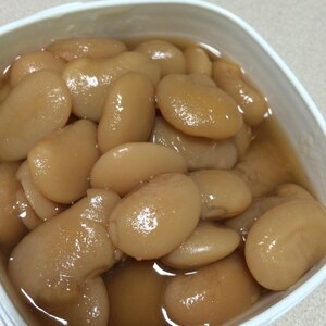 新豆で美味しく！白花豆の甘煮